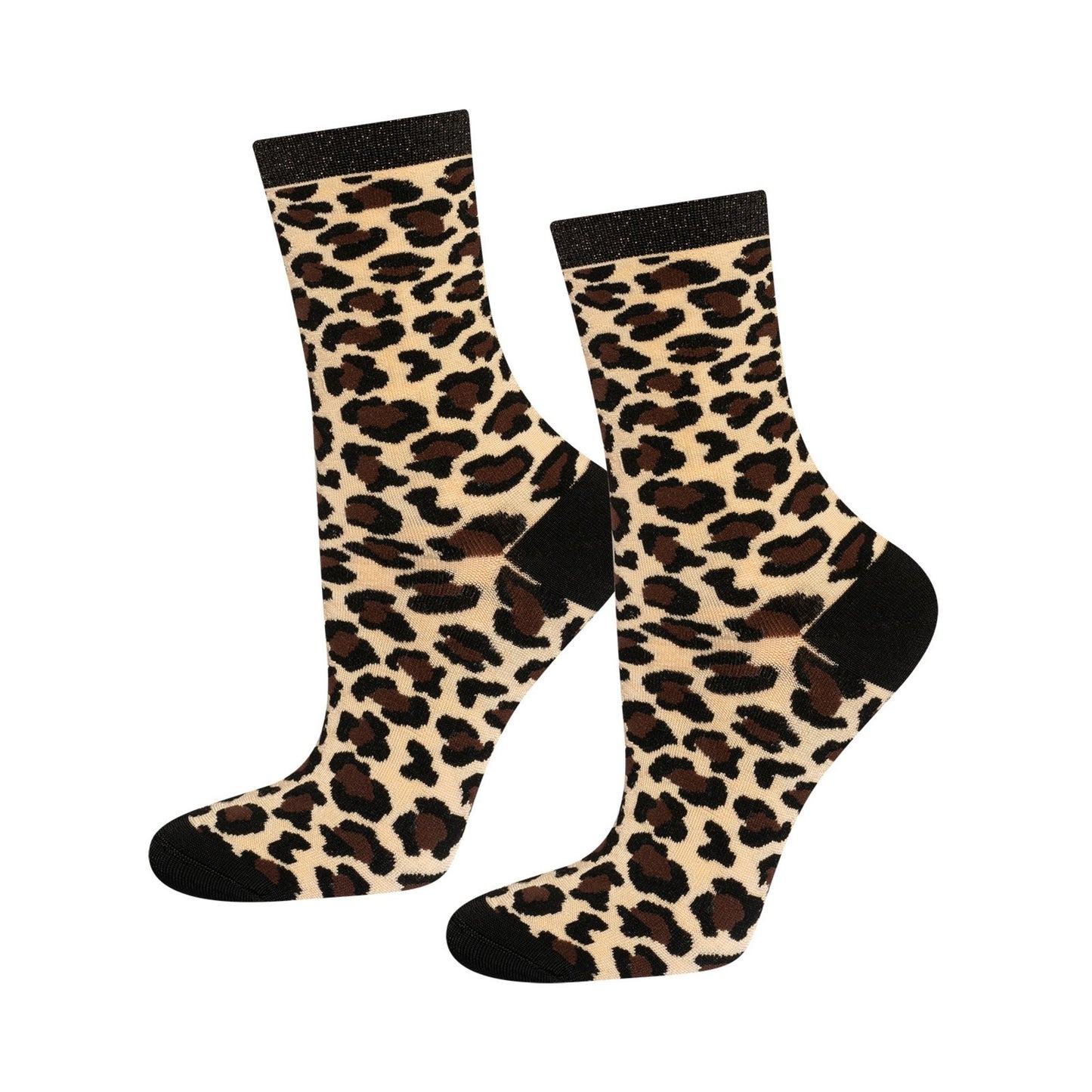 Leopardo rašto SOXO kojinės moterims