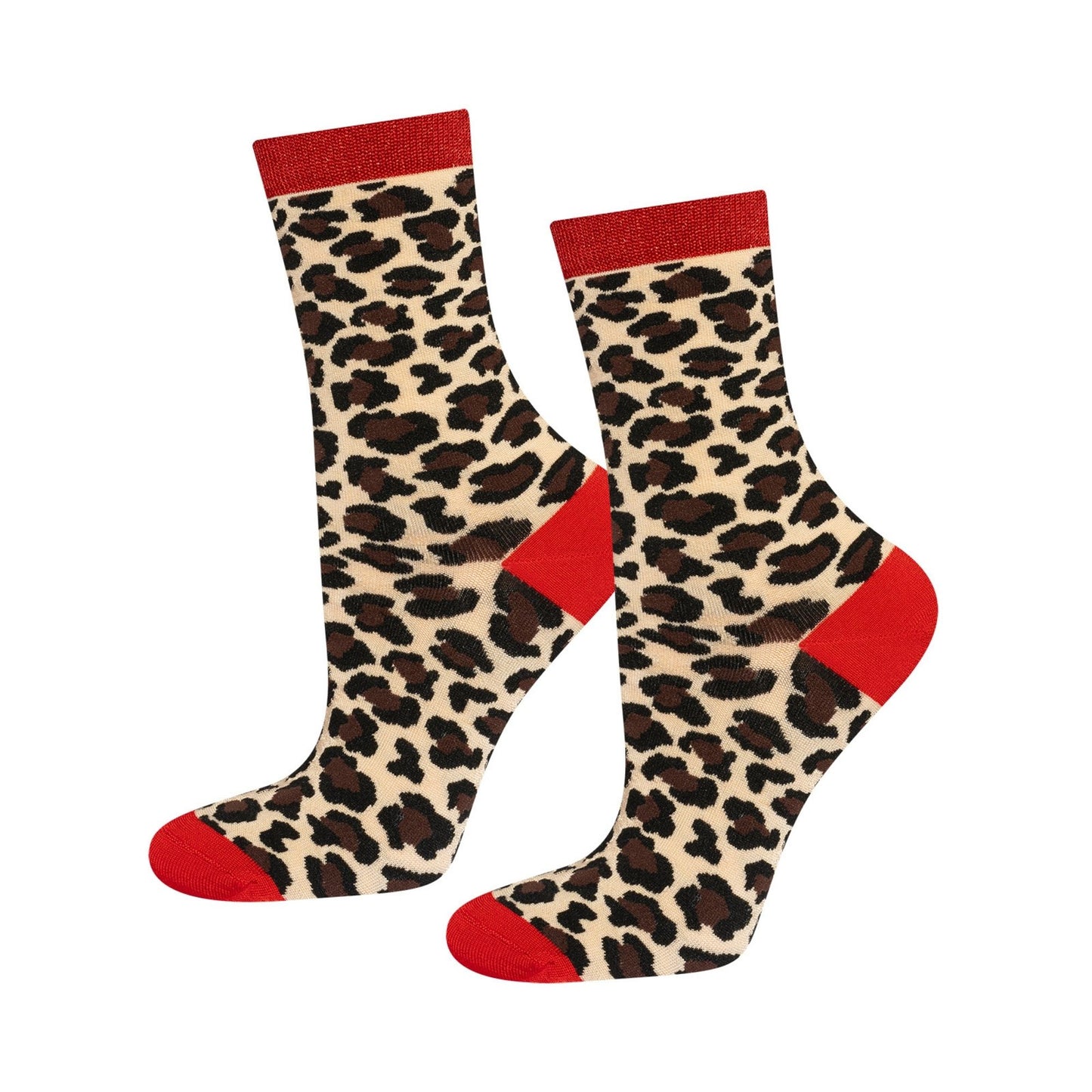 Leopardo rašto SOXO kojinės moterims