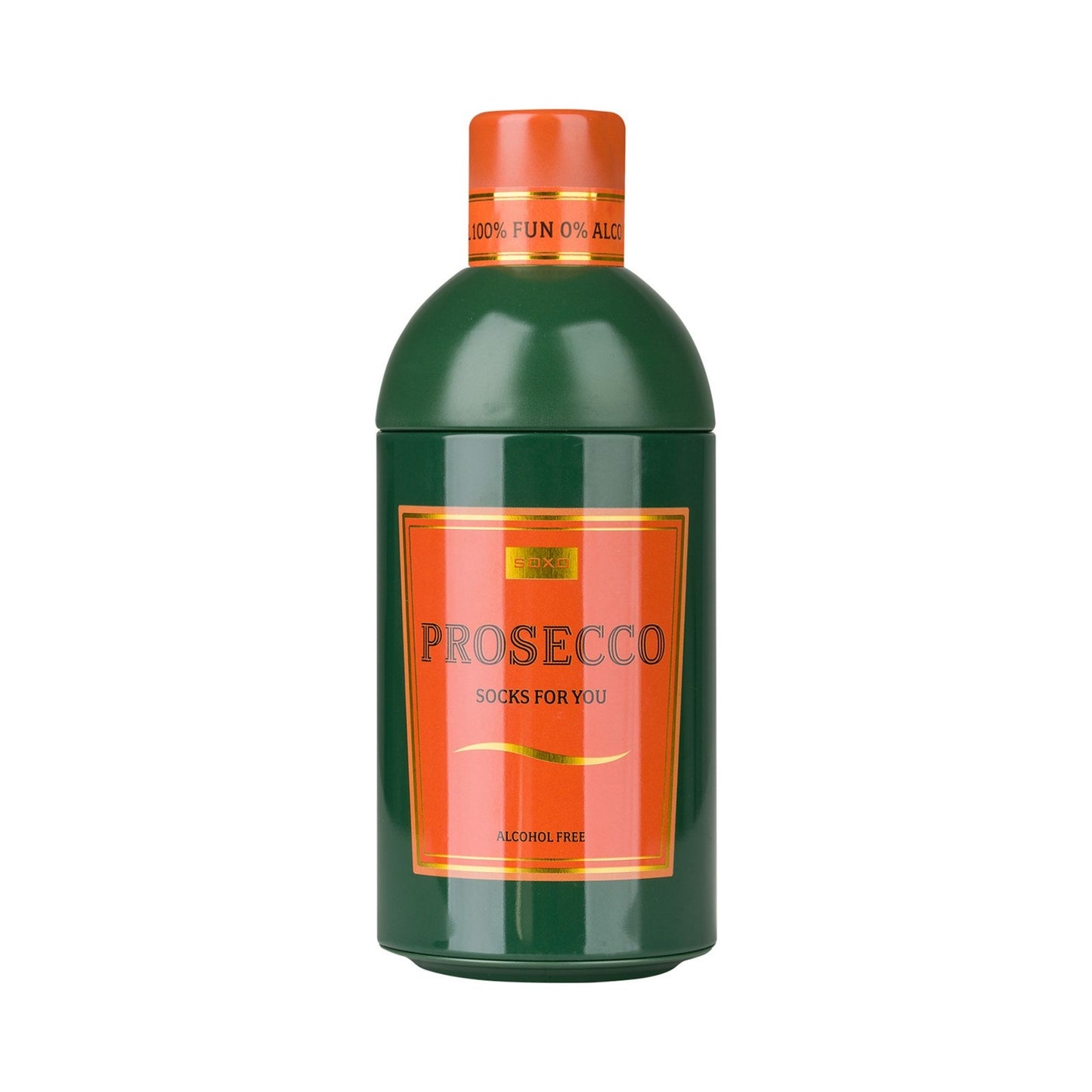 SOXO moteriškos kojinės „Prosecco“ butelyje