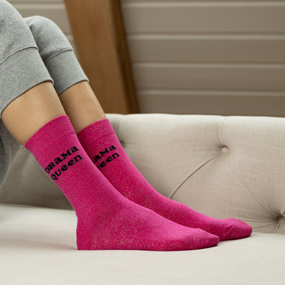 SOXO moteriškos kojinės „Drama Queen“ su raktų pakabuku