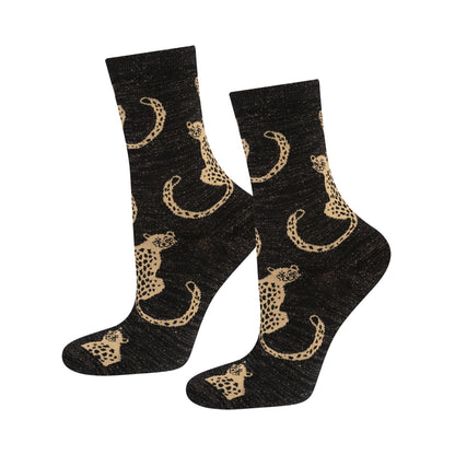 Leopardo rašto SOXO kojinės moterims