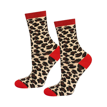 Leopardo rašto SOXO kojinės moterims